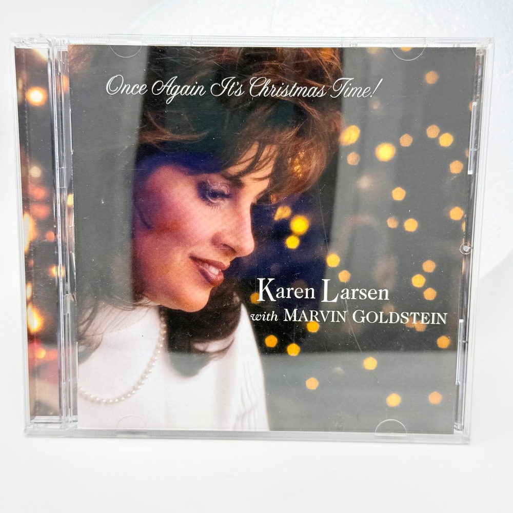 KAREN LARSEN Once Again It's Christmas Time W/MARVIN GOLDSTEIN New‎ CD